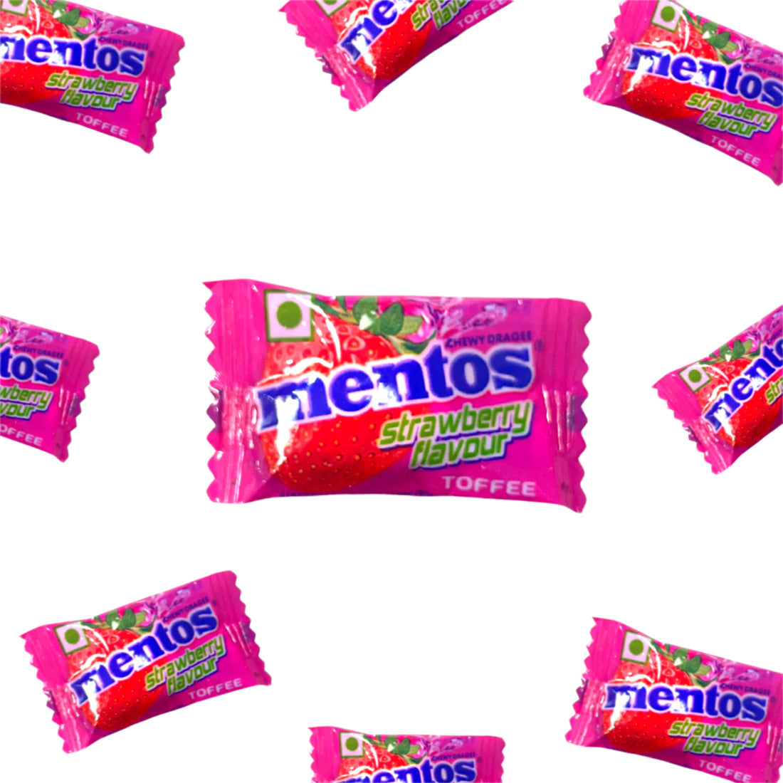 Mentos Strawberry flavour |pack of 20